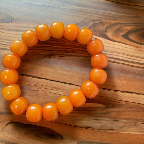 🎃Various Orange And Red bodhi Bracelets - Picture 2 of 7